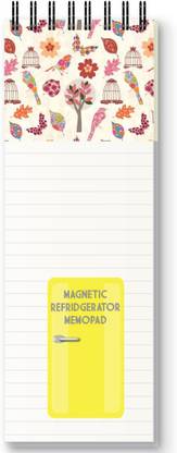 Nourish Magnetic Memo Pad Regular Memo Pad RULED 50 Pages