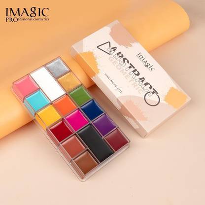 IMagic 16 Colors Face and Body Painting Palette 12 ml