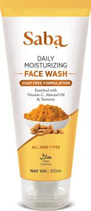 Saba Daily Moisturising facewash - Halal & vegan certified - 100ml+100 ml Face Wash
