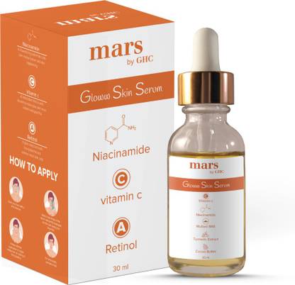 Mars By Ghc Vitamin C Face Serum Glowing Skin Day Night Serum For Dry Skin Face Glow Price In India Buy Mars By Ghc Vitamin C Face