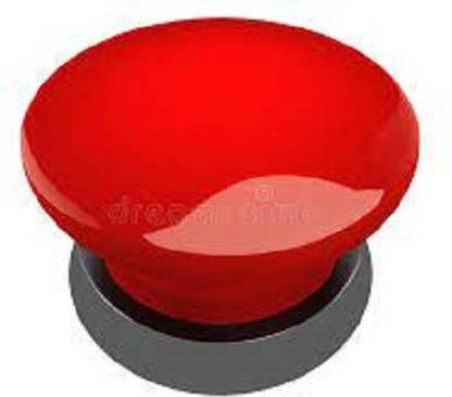 HPC Game show buzzer, buzzer button, Trivia quiz got talent buzzer, game buzzer with light and sound (2 pcs Red and Green)  Gaming Accessory Kit