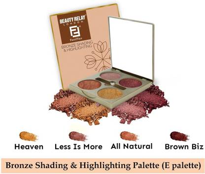 Beauty Relay London Face 2 Face Bronze Shading & Highlighting Palette Highlighter
