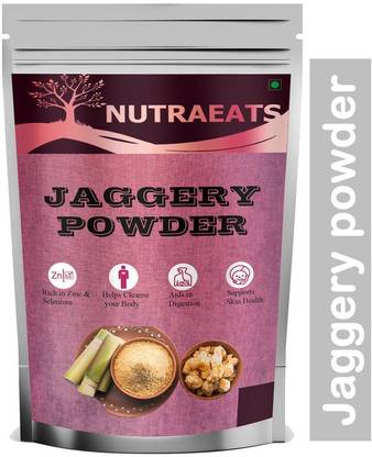NutraEats Nutrition Sugarcane Jaggery Powder Powder Jaggery (N89) Premium Powder Jaggery