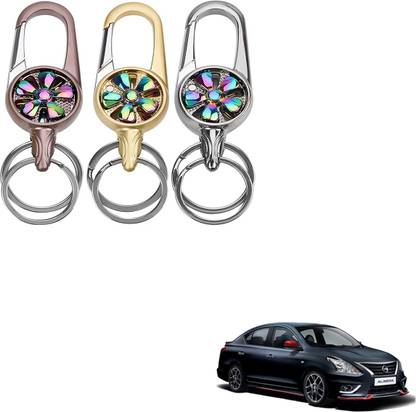 SEMAPHORE Rotating Spinner Design Metal Key Ring for Chevrolet Camaro Key Chain