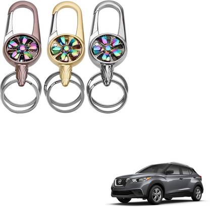 SEMAPHORE Rotating Spinner Design Metal Key Ring for Ford Lincoln Key Chain