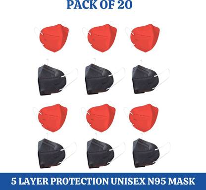 Woman in you 5 layer N95 mask for Man Woman multi color breathable, skin friendly Face Mask Anti virus Anti Pollution Mask N95 high filtration Mechanism Reusable, Washable
