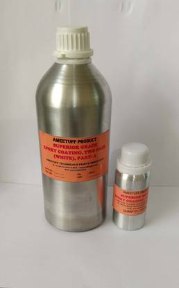 Ameetuff SUPERIOR GRADE , EPOXY COATING ( WHITE )TWO PACK SYSTEM Paint and Primer in One