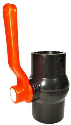 Sree Balaji Electricals Pvc - Ball Valve 2 inch 50 mm One Hand 2-Way Head Plug Pipe Joint