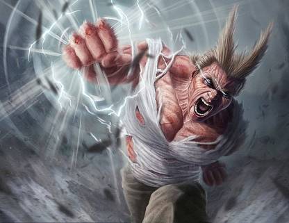 Anime My Hero Academia All Might Angry Matte Finish Poster Paper Print