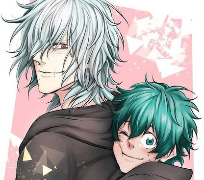 Anime My Hero Academia Izuku Midoriya Tomura Shigaraki Matte finish Poster Paper Print