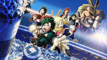 Anime My Hero Academia All Might David Shield Matte Finish Poster Paper Print