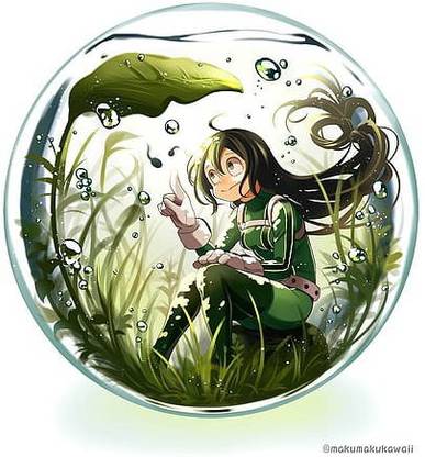Anime My Hero Academia Tsuyu Asui Matte Finish Poster Paper Print
