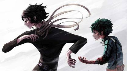 Anime My Hero Academia Izuku Midoriya Shouta Aizawa Matte Finish Poster Paper Print