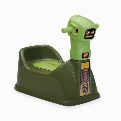 Zerya by Flipkart Robot Style Toilet Trainer Baby Potty Seat with Removable Tray & Closing Lid Potty Seat