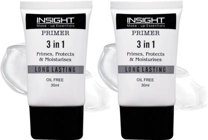 Insight 3 In 1 Oil Free Primer (Pack Of 2) Primer  - 60 ml