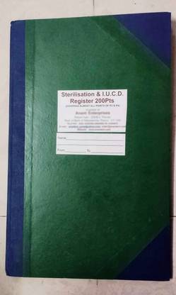 Kalpana Associates Surgicals IUCD 400 1-Part Record Keeping Book