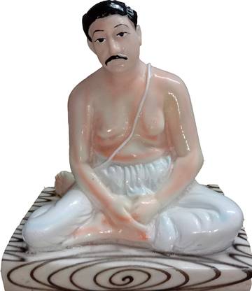 Deshkart Anukul Chandra Thakur Idol (Polyresin + Stonedust) Decorative Showpiece  -  20 cm