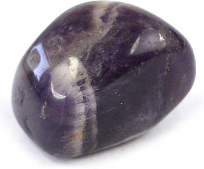 REIKI CRYSTAL PRODUCTS New- 05-Amethyst Brazilian-Single-Tumble-Stone-1pc (approx 15-30gm) Regular Asymmetrical Crystal, Quartz Stone