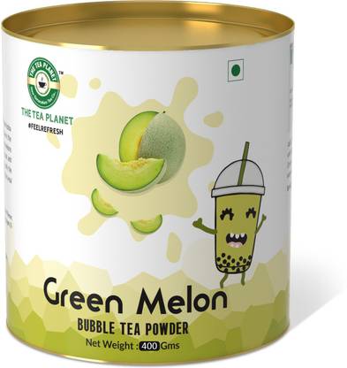 The Tea Planet Green Melon Bubble Tea Premix Tea Tin