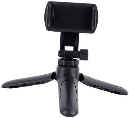 Alchiko Premium Portable Multi Angle Adjustable Universal Mobile Phone Mini Desktop Tripod Specially Designed For Online Classes, Watching Videos, Live Stream, Make up, Video Recording and Video Conference Tripod
