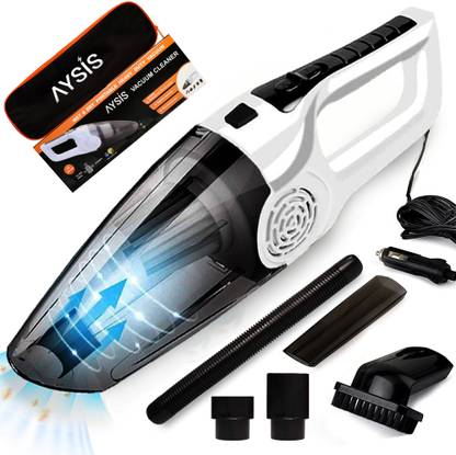 Zinsy 12V High Power Wet & Dry Portable Handheld Car Vacuum Cleaner Car Vacuum Cleaner with Anti-Bacterial Cleaning, 2 in 1 Mopping and Vacuum, Anti-Bacterial Cleaning, Reusable Dust Bag new 2025 Car Vacuum Cleaner