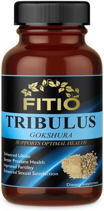FITIO Tribulus Terrestris 500Mg for Strength, Muscles & Immunity-Capsules (Gokshura) Pro