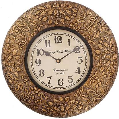 YKM Analog 45 cm X 45 cm Wall Clock