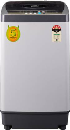 ONIDA 6.5 kg Fully Automatic Top Load Washing Machine Grey