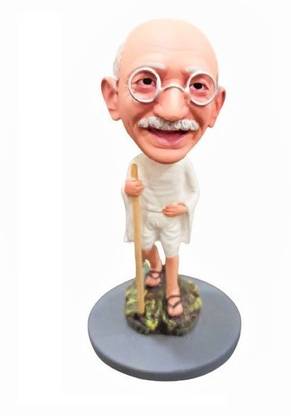 AweStuffs Mahatma Gandhi Car Decoration Bobblehead Action Figure
