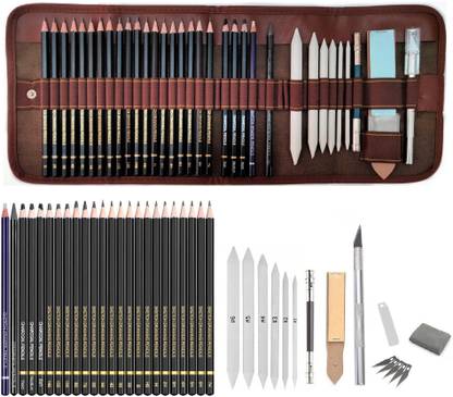 Definite Art 35 Pieces Sketching and Drawing Art Tool Kit