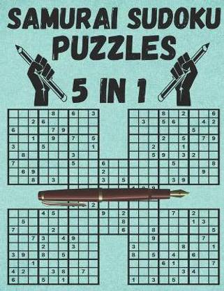 Samurai Sudoku Puzzles 5 in 1
