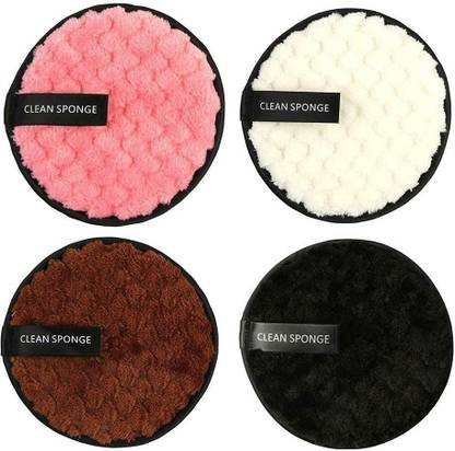 Lele Reusable Multi-functional Makeup Removal Facial Cleansing Pads (Pack of 4)