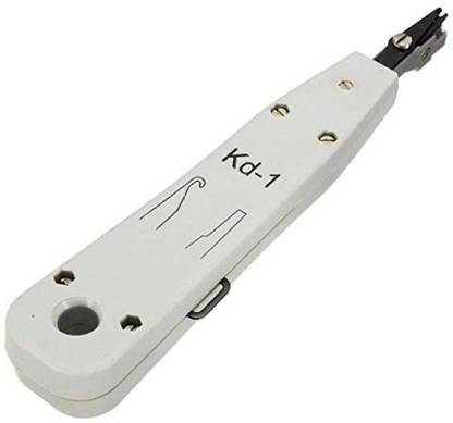 Qualigen KD-1 Impact Punch Down Tool for Seating Wire Into Terminal Cable Insertion Tool for Networking Professionals Telecom Phone Cable Ethernet Cat5 RJ11 RJ45 Patch Panel Faceplate.Punch Tool CAT5 CAT6. KRONE KD-1 Cordless Crimper