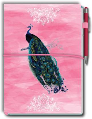 Nourish Nouirsh Large Memo Pad with Sticky Notes, Pen & 1 Extra Pad A4 Memo Pad Ruled and Unruled 50 Pages
