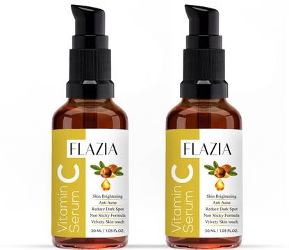 FLAZIA Natural Vitamin C Face Serum With Moroccan Argan oil and hyaluronic Acid