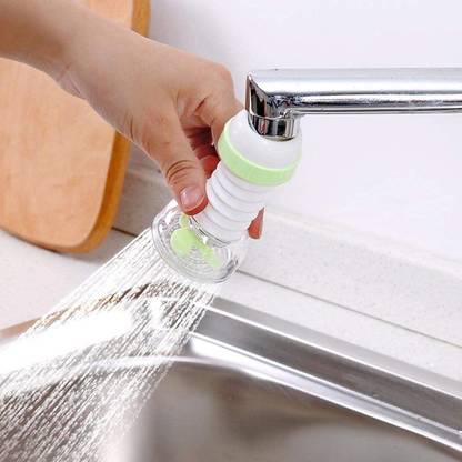 KREYANA 360 Degree Rotating Water Faucet Aerator Splash-Proof Filter/Anti-Splash Expandable Head Nozzle/Bathroom Tap Adjustable Sprinkler/tap Shower/Water Saving Device Faucet Kitchen Sink Tap Extender Faucet | Water Filter Nozzle Faucet Faucet Set