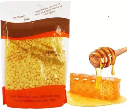 ADJD Hard Wax Beans for Painless Hair Removal, Brazilian Waxing for Face, Eyebrow, Back, Chest, Bikini Areas, Legs At Home Wax