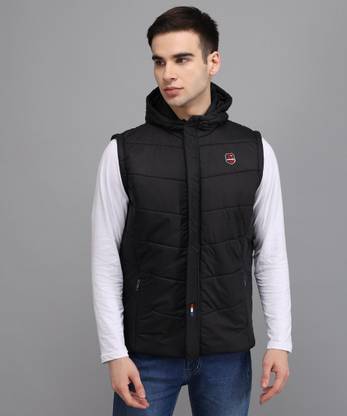 HEMLOCK Sleeveless Solid Men Jacket