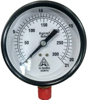 H GURU PRESSURE GUAGE PACK OF 1 Bore Gauge