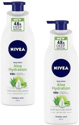NIVEA (Aloe Hydration Body Lotion) Deep Moisture Each 400ml Set 2