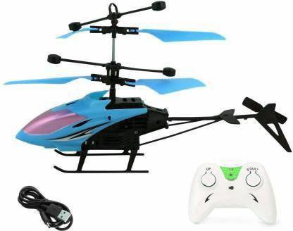 IFW Exceed Induction Flight Electronic Radio RC Remote Control Toy Charging Helicopter Toys with 3D Light Toys