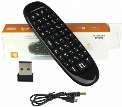 MDB Smart Remote 2.4G Smart Wireless Keyboard Wireless Multi-device Air Mouse (Black NOT COMPATIBLE WITH ONIDA TV. Remote Controller