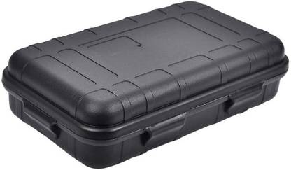 GAZE Survival EDC Storage Tactical Gear Tool Box (Large Size - 21 x 11.5 x 5.4 cm) - Heavy Duty, Waterproof, Shockproof, Inside Cushion - for Outdoor Camping & Hiking Storage Box