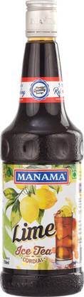 MANAMA Ice Tea Lime Flavoured Syrup Lime Iced Tea Plastic Bottle