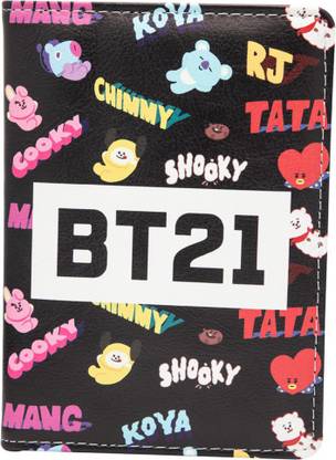 The Chaabi Shop BT 21 Card Holder, BTS Purse, Multicolour
