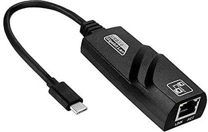 SINGING NOISE Type C to LAN Thunderbolt 3/USB 3.1 Type-C Gigabit Ethernet LAN 10/100/1000Mbps USB Fan