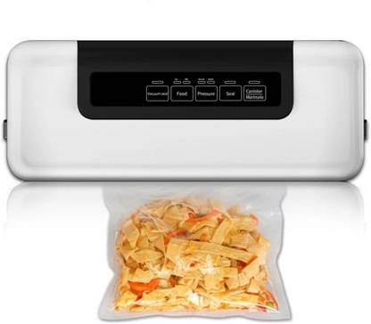 JD9 Vacuum Sealing and Packing Machine with Vacuum Storage Bags(24 * 20cm)-10, Commercial Grade, Multifunction Settings for Moist and Dry Food, Normal and Gentle Vacuum with External Vacuum Function. Automatic Vacuum Bag Sealer