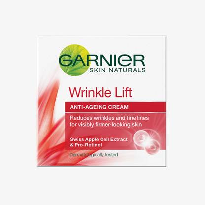 GARNIER Skin Naturals, Anti-Ageing Cream, Wrinkle Lift, Reduces fine lines