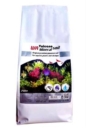 wa Volcano Mineral Soil 2 L Aqua Soil Planted Substrate