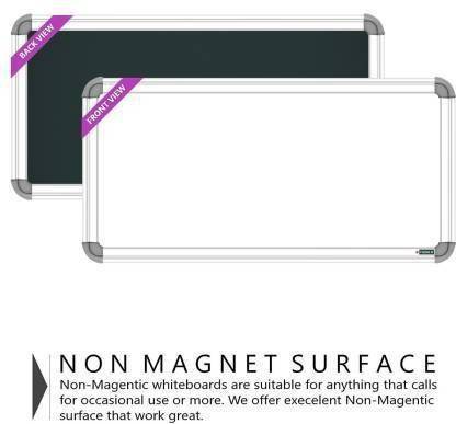 Ishan creation Non Magnetic B&W-20- 1.5 X 1 Black, White board